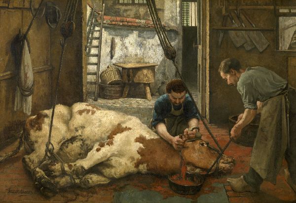 Jan Stobbaerts, Slaughterhouse