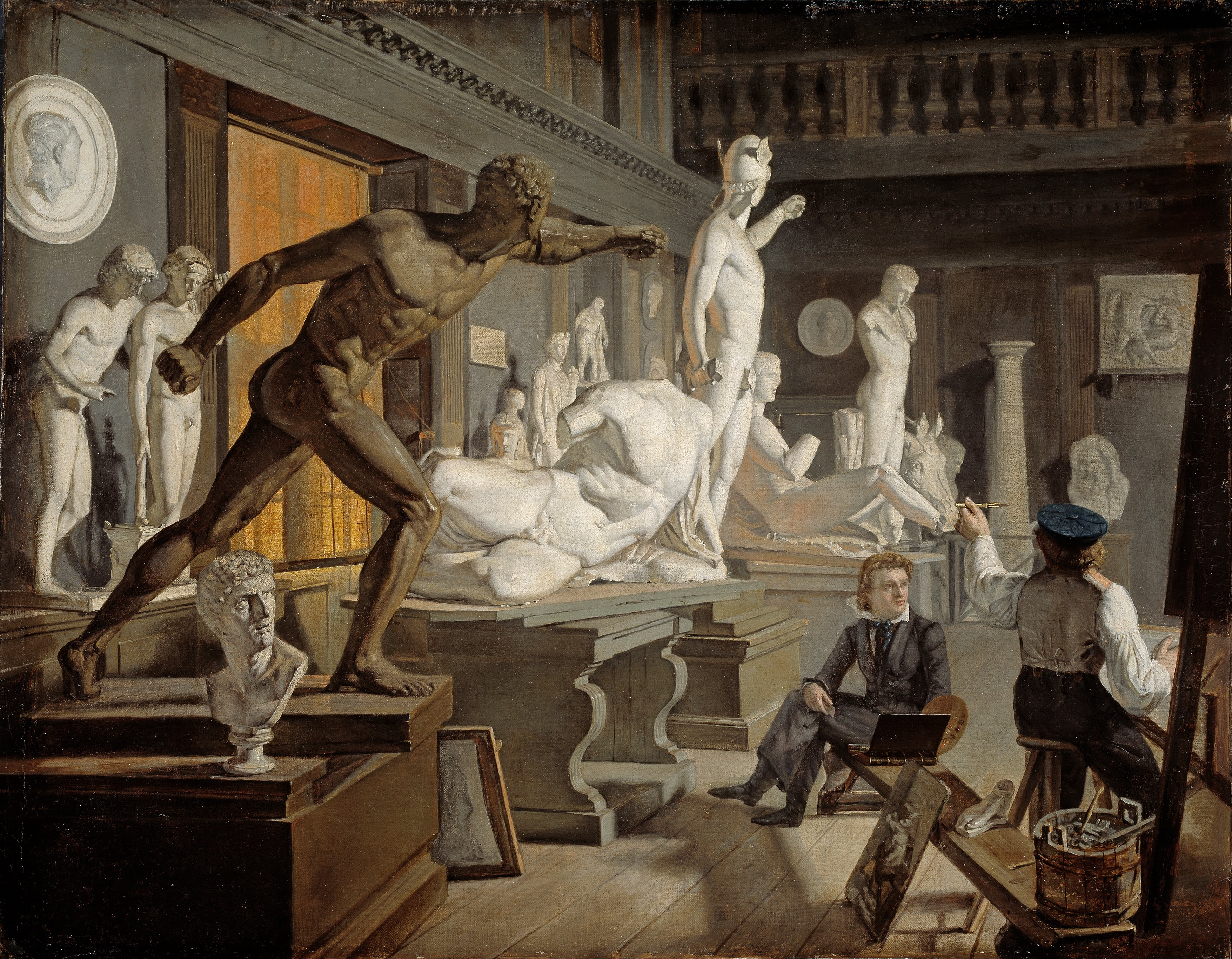 Knud Baade, Scene from the Academy in Copenhagen