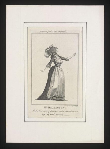 unknown, Mrs Billington in the character of Rosetta