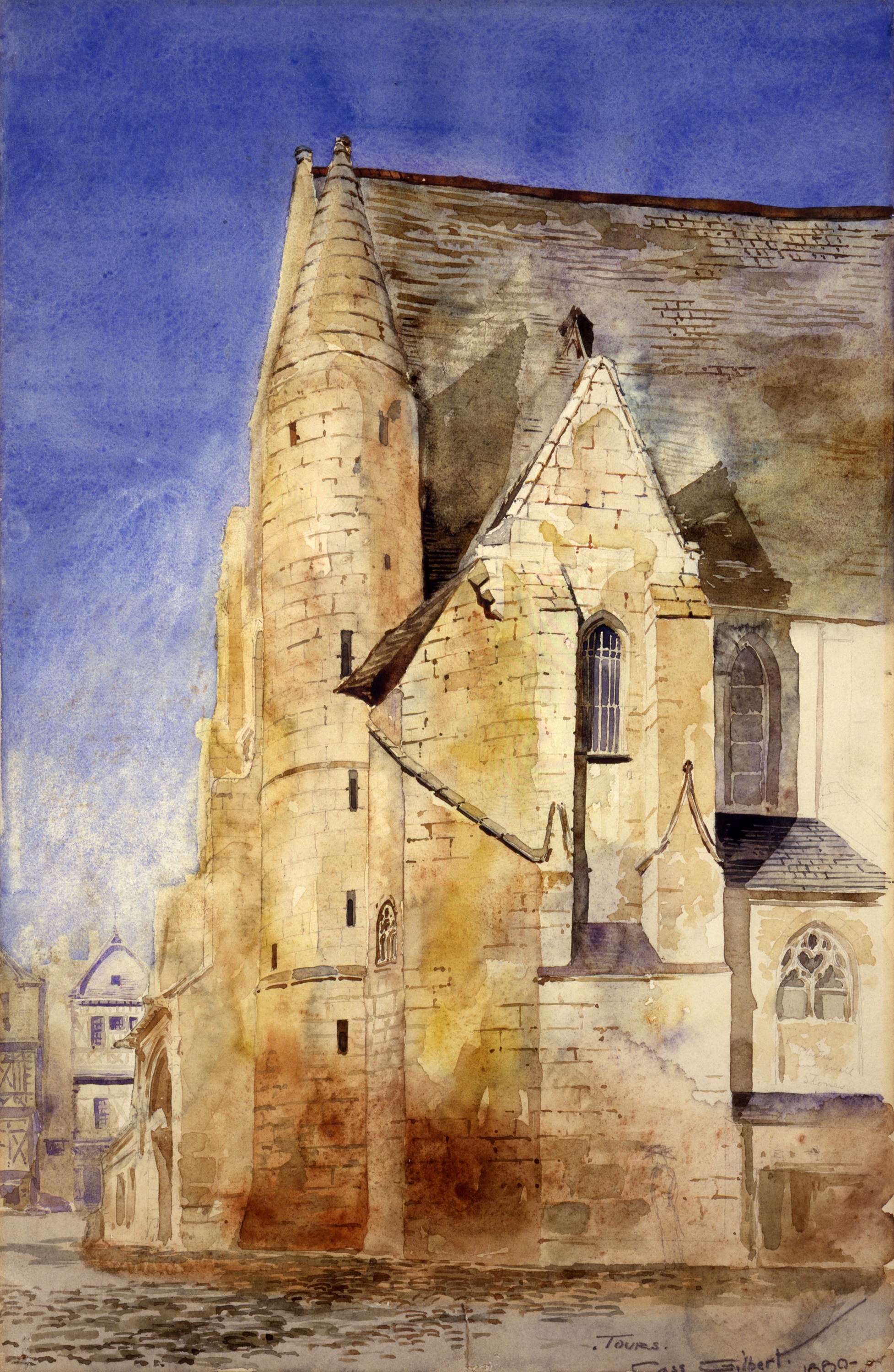 Cass Gilbert, Old Church, Tours, France