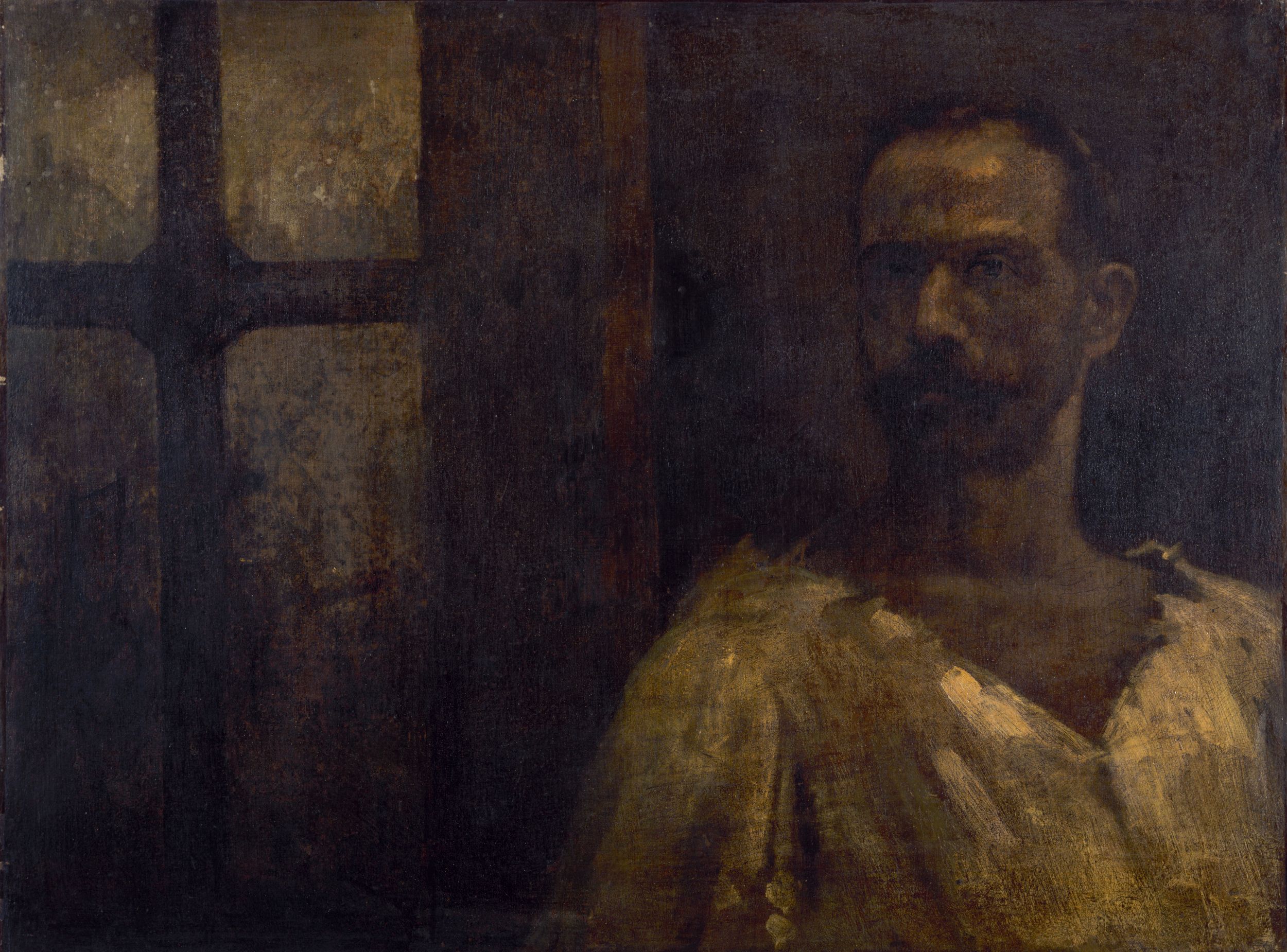 Anonyme, Portrait d'Auguste Vaillant (1861-1894), anarchiste, auteur de l'attentat du 9 décembre 1893 à la Chambre des députés, avant son exécution (le 5 février 1894).