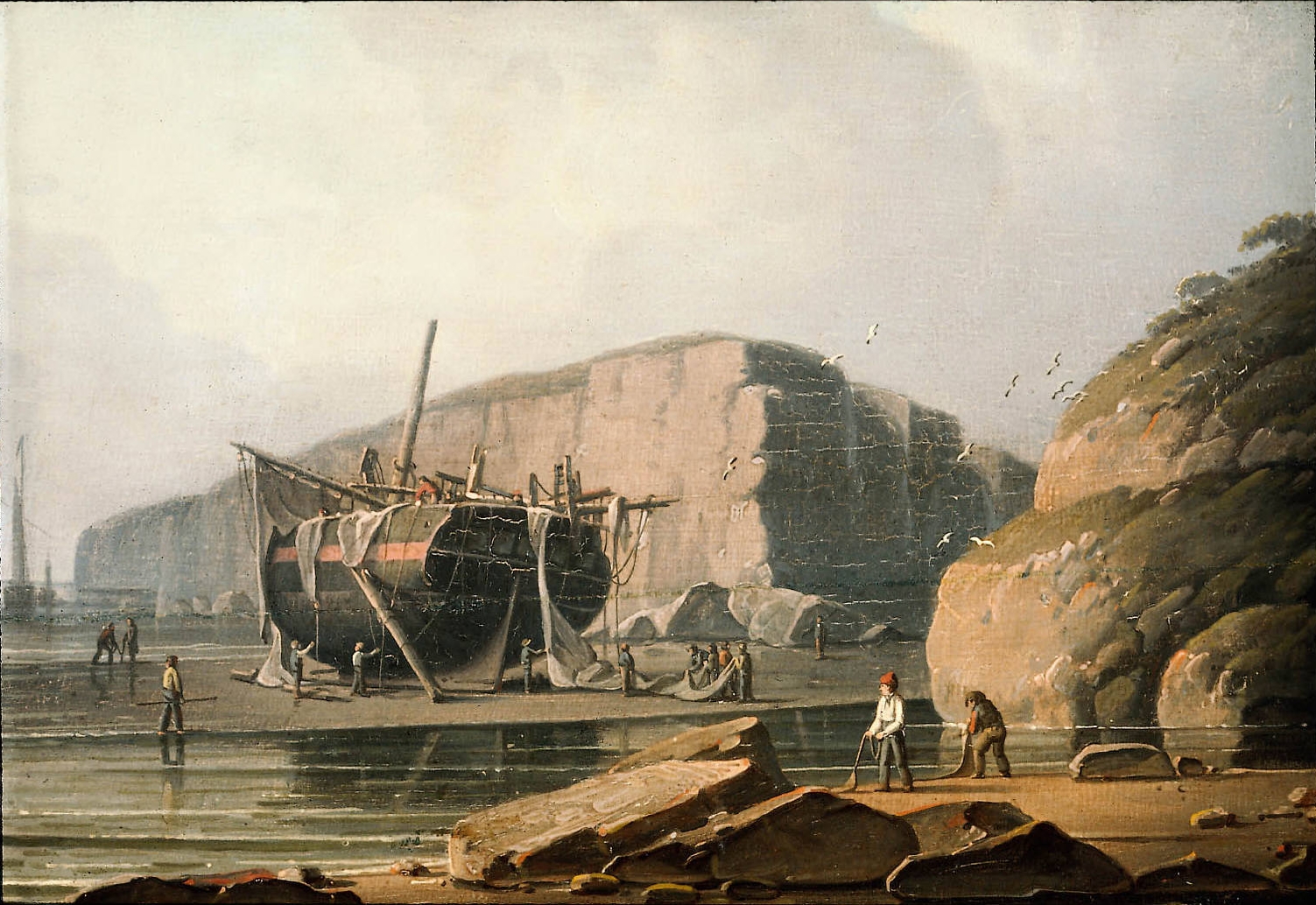 Robert Salmon, Ship Aground