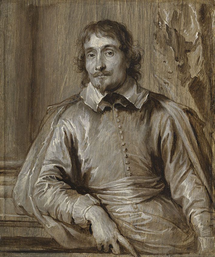 Anthony van Dyck, Portrait of Alessandro Scaglia (grisaille)