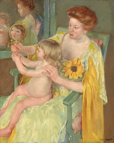 Mary Cassatt, Woman with a Sunflower
