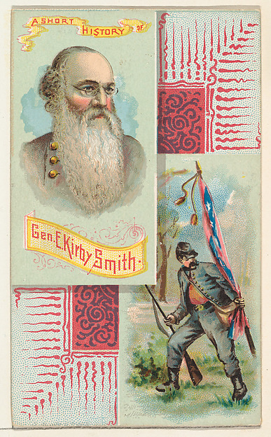 W. Duke, Sons & Co., A Short History: General E. Kirby Smith, from the Histories of Generals series (N114) issued by W. Duke, Sons & Co. to promote Honest Long Cut Smoking and Chewing Tobacco