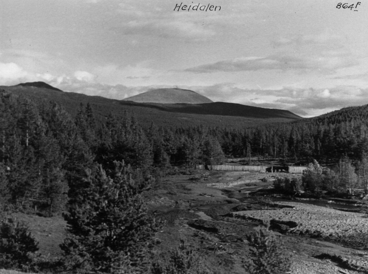 Anders Beer Wilse, Jotunheimen Heidalen Landskap Heiddalsmuen