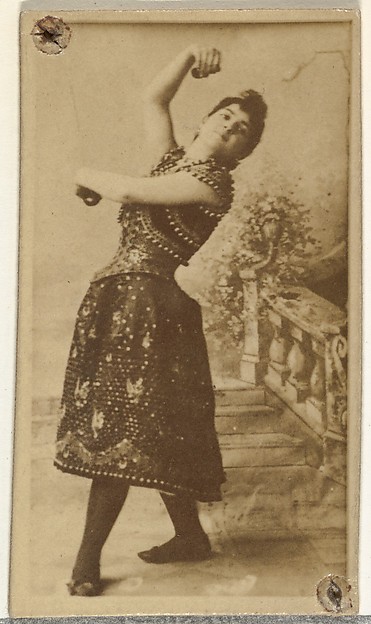 W. Duke, Sons & Co., [Dancer], from the Actors and Actresses series (N145-8) issued by Duke Sons & Co. to promote Duke Cigarettes