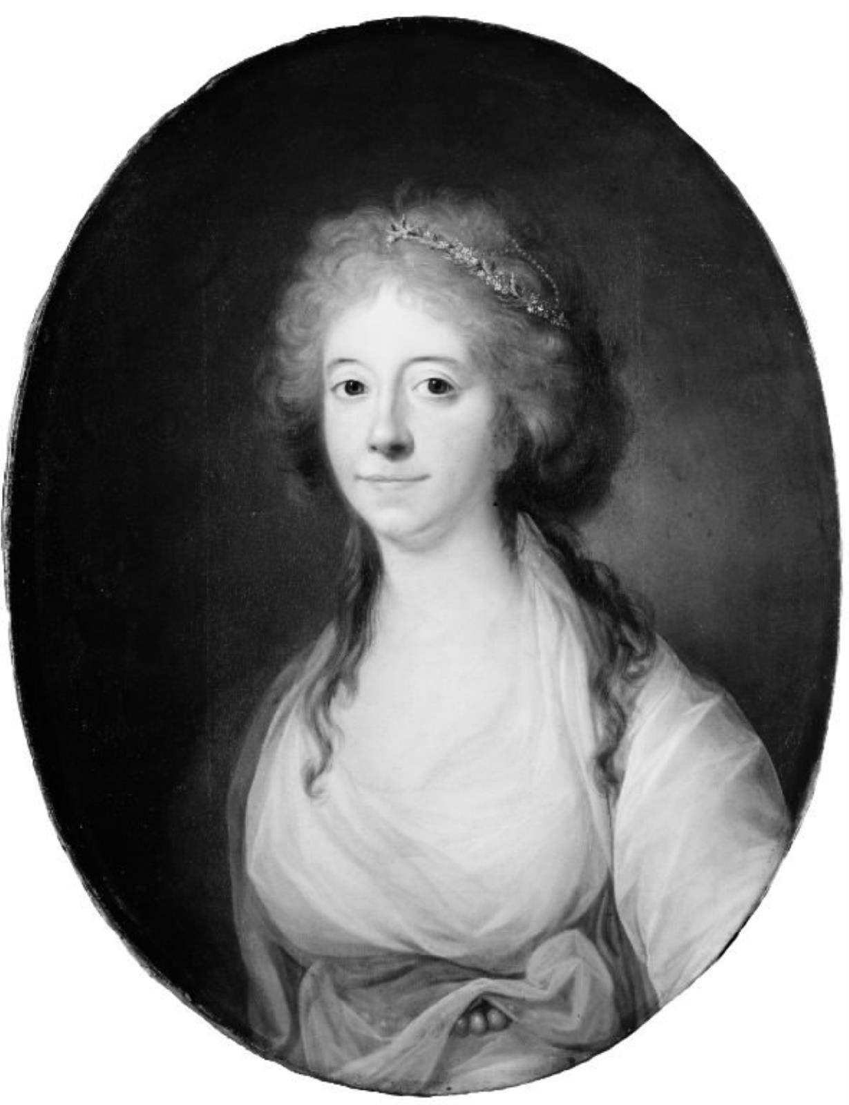 Jens Juel, Elisabeth (Lisa) de la Calmette, f. baronesse Iselin, Antoine de la Calmettes hustru