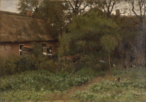 Anton Mauve, De moestuin