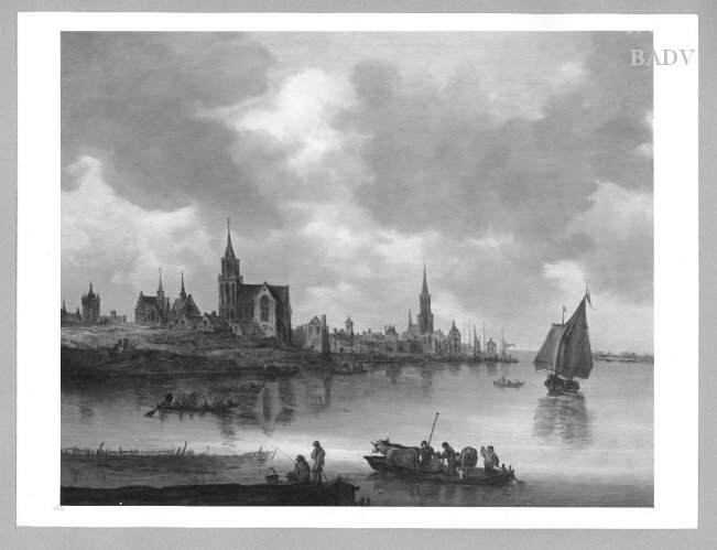 Jan van Goyen, riverscene near Emmerich 1648