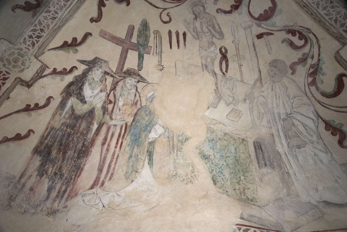 Bengt Backlund, Kalkmålning i Övergrans kyrka, Uppland 2009