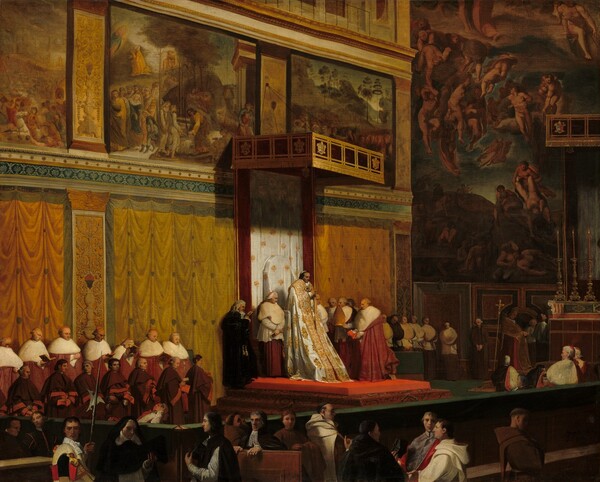 Jean-Auguste-Dominique Ingres, Pope Pius VII in the Sistine Chapel