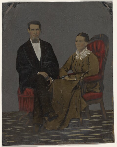 Unknown, [Portrait of seated couple]