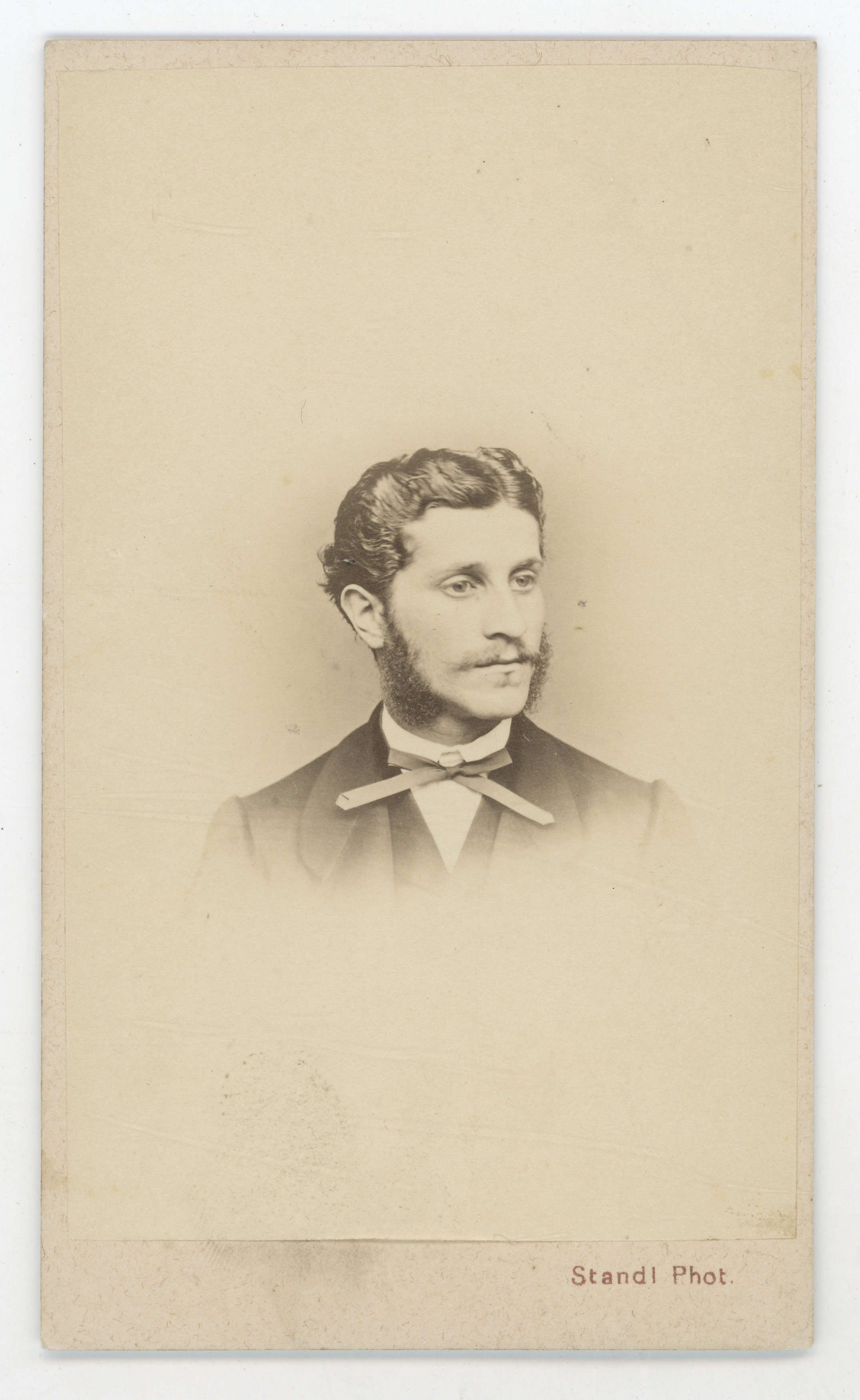 Ivan (27. 10. 1832.––30. 8. 1897.) Standl, Muškarac s bakenbartima