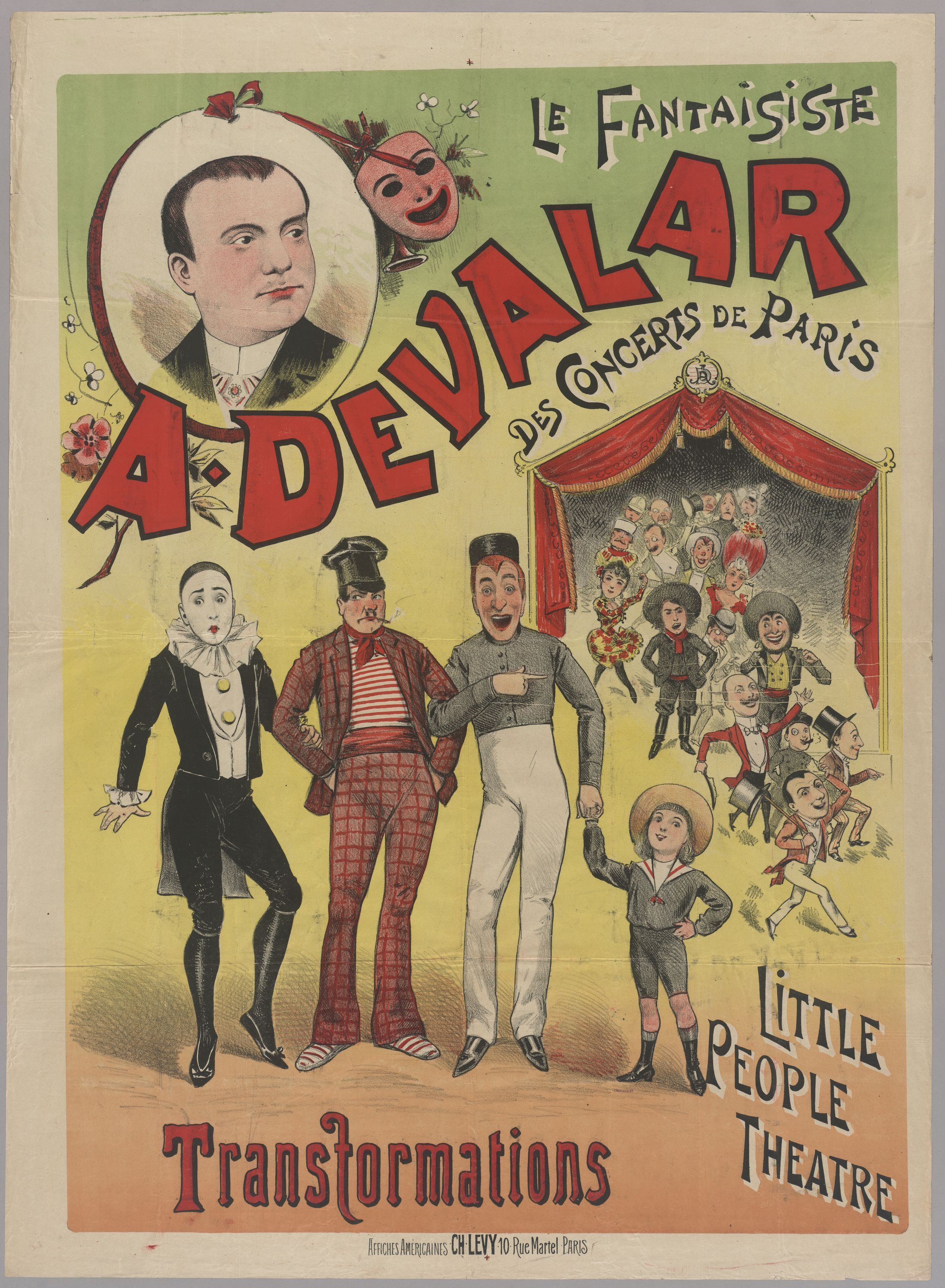 Anonyme, LE FANTAISISTE/ A. DEVALAR/ DES CONCERTS DE PARIS/ LITTLE/ PEOPLE/ THEATRE/ Transformations