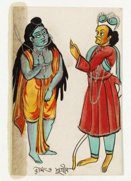 Unknown, Rama and Sugriva