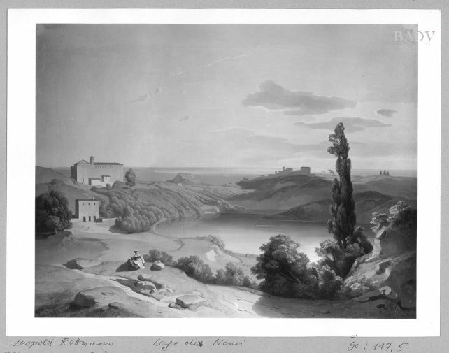 Leopold Rottmann, Lago di Nemi