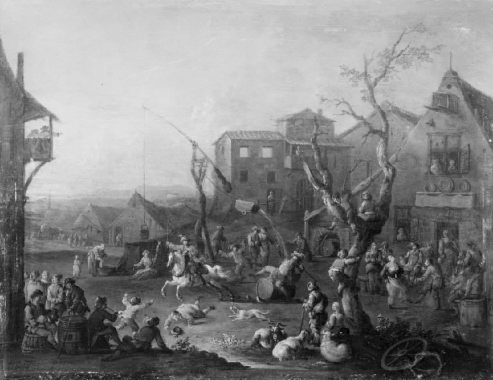 Arnold Frans Rubens, Lystighed udenfor en kro
