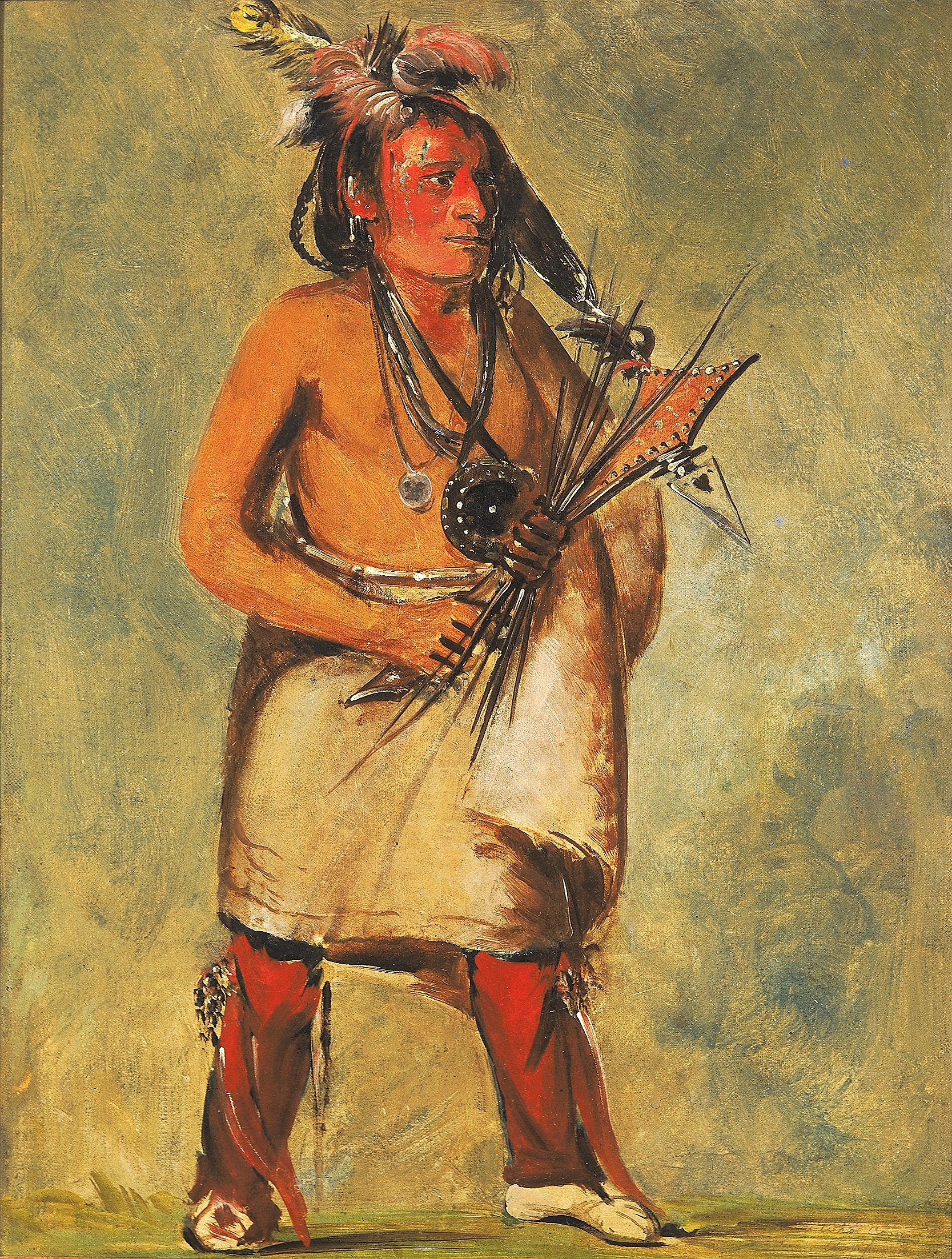 George Catlin, Wa-kon-chásh-kaw, He Who Comes on the Thunder