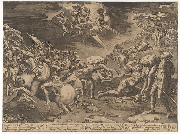 Cornelis Cort, The Conversion of Saint Paul
