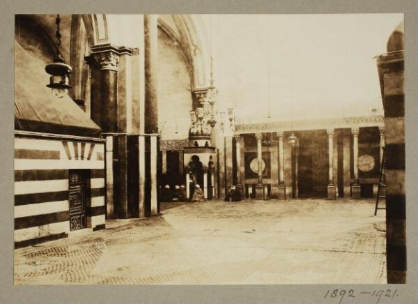 K.A.C. Creswell, Interior view in al-Haram al-Ibrahimi, Hebron