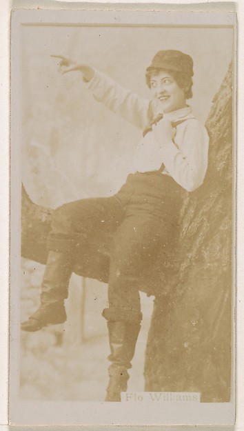 Kinney Brothers Tobacco Company, Flo Williams, from the Actresses series (N245) issued by Kinney Brothers to promote Sweet Caporal Cigarettes