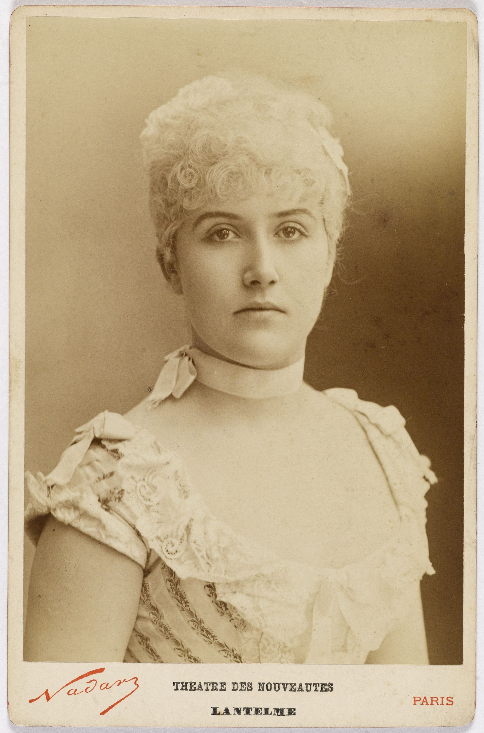 Atelier Nadar, Portrait de Lantelme, actrice
