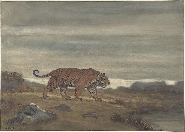 Antoine-Louis Barye, Tiger Approaching Pool