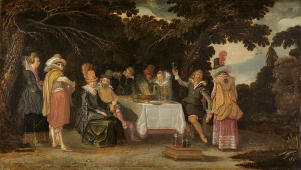 Esaias van de Velde, An open-air Party