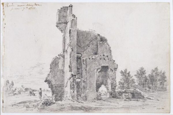 Constable, John (RA), A ruin near Abingdon, Berks