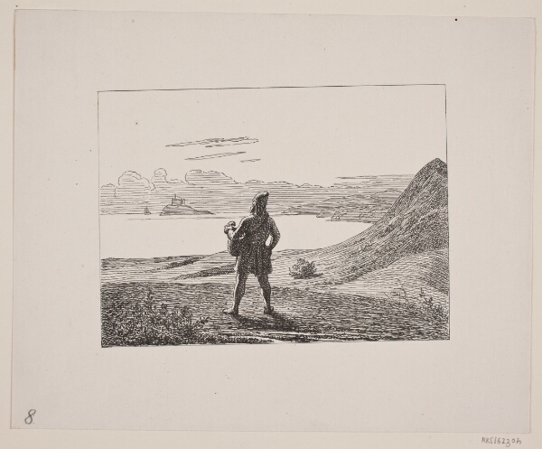 Constantin Hansen, Illustration til Svend Grundtvig, "Marsk Stig: Dansk Folkevise Fra 13de Aarhundrede", 1861