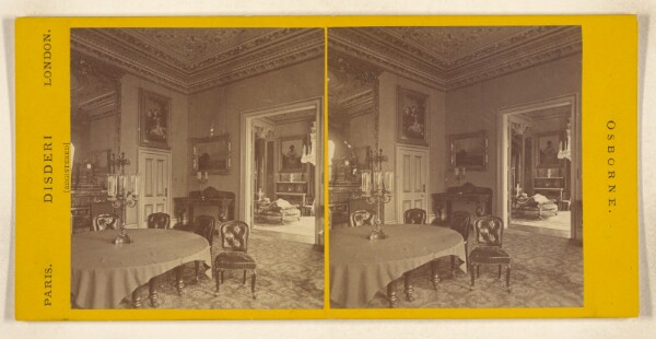 André Adolphe-Eugène Disdéri, The Dining Room./La Salle a Manger. [Osborne]