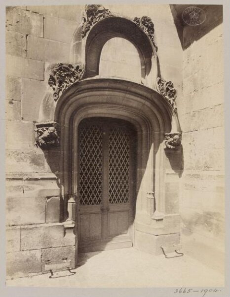 Atget, Jean-Eugène-Auguste, Doorway, Palais de Justice, Beauvais, France