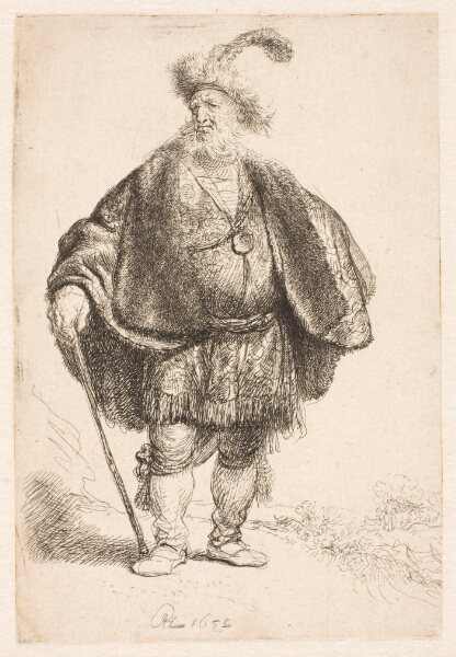 Rembrandt van Rijn, Stående mand i orientalsk kostume