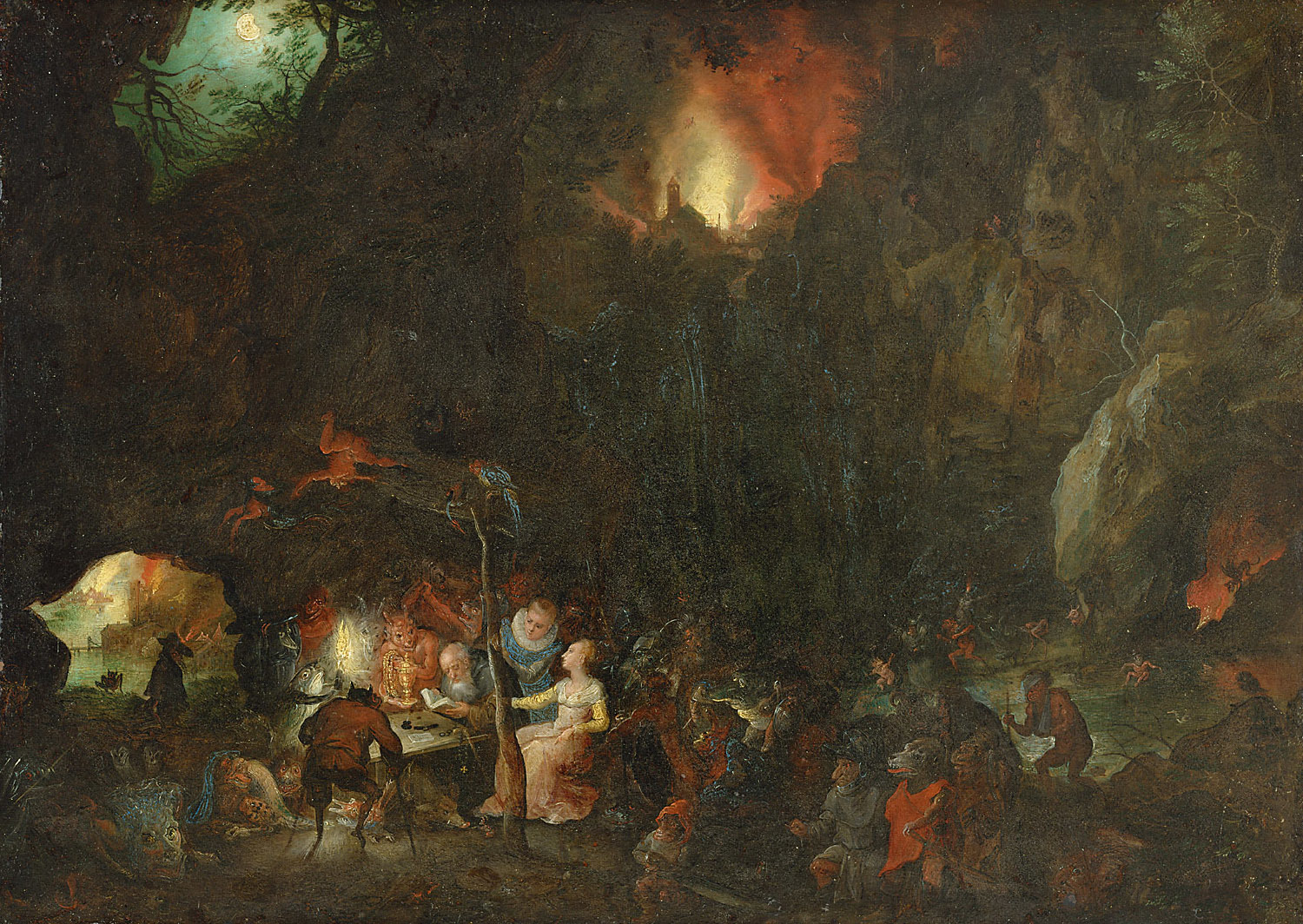 Jan Brueghel the Elder, Temptation of St Anthony