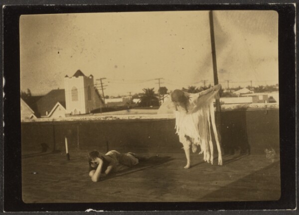 Louis Fleckenstein, [Florence Dancing in Native American Costume]