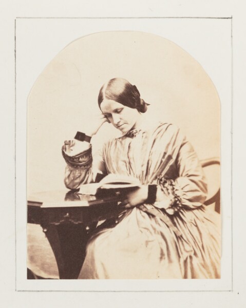 Unknown, [Portrait of a Woman Reading]