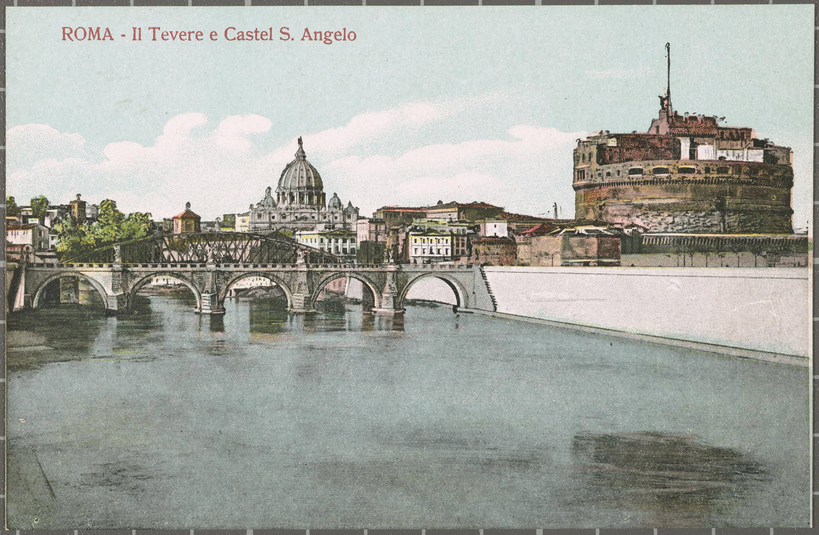 Desconegut, ROMA - II Tevere e Castel S. Angelo