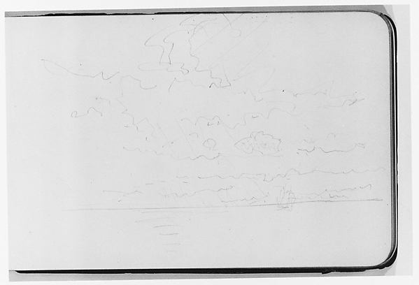 Albert Bierstadt, Study for Seascape (from Sketchbook)