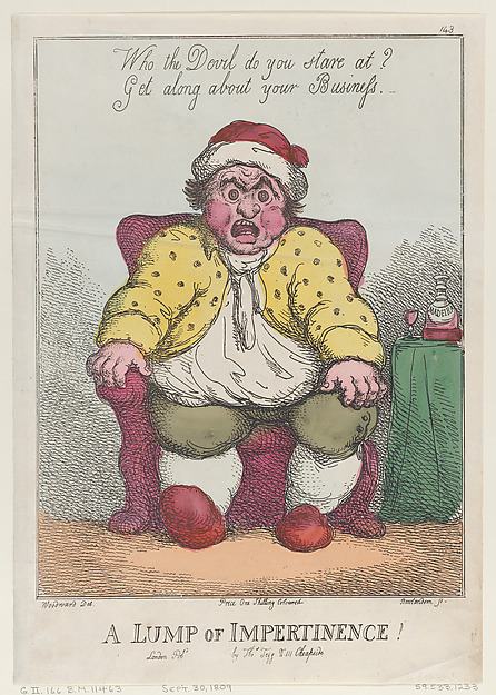 Thomas Rowlandson, A Lump of Impertinence!