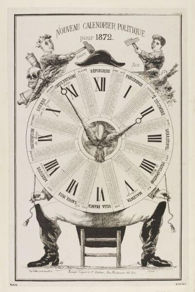 Unknown, Nouveau Calendrier Politique pour 1872