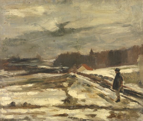 Constantin Meunier, Pupil in the Snow