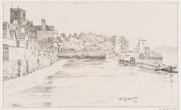 Walter Greaves, The river-front at Chelsea