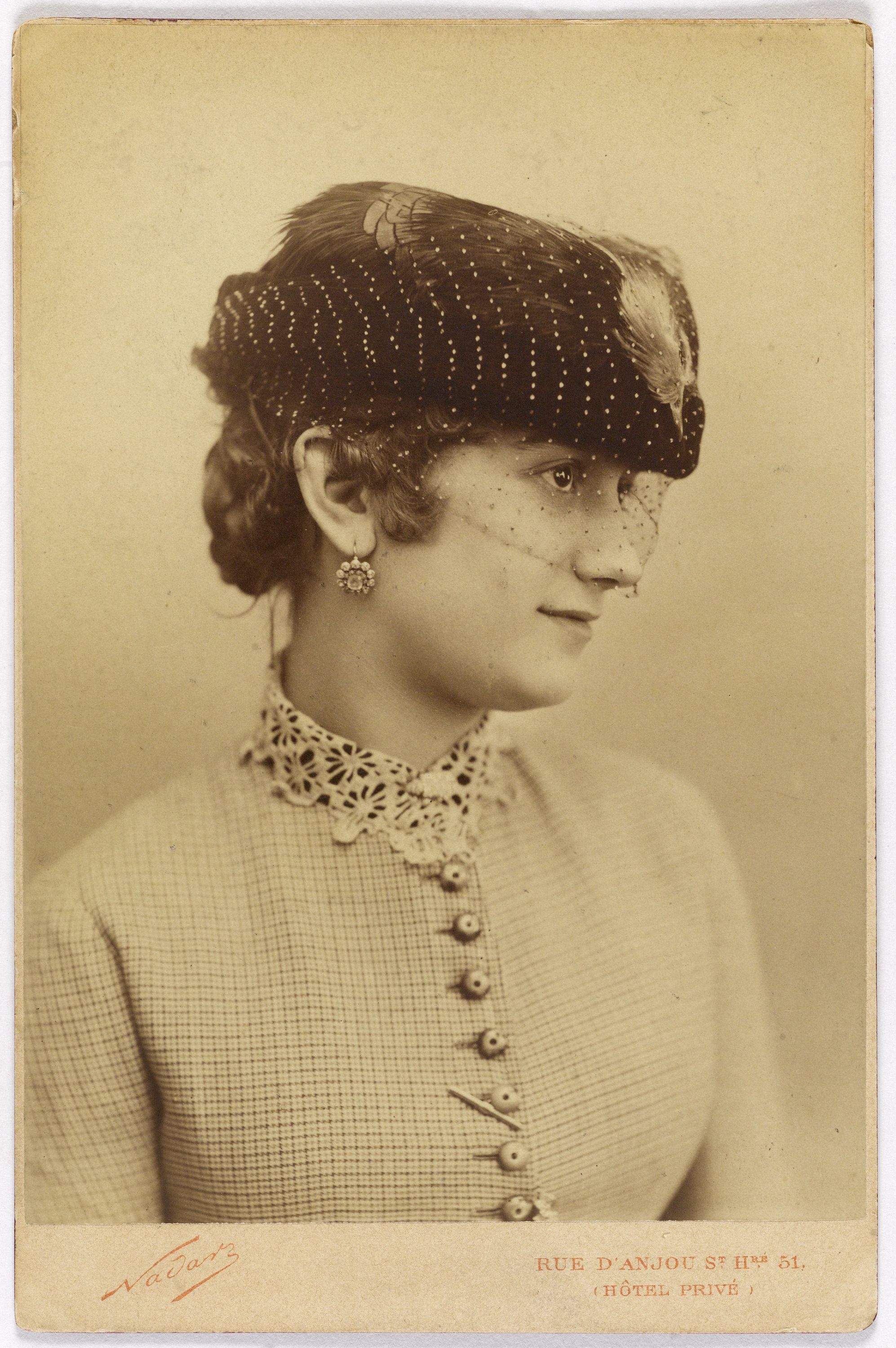 Atelier Nadar, Portrait de Gabrielle, actrice