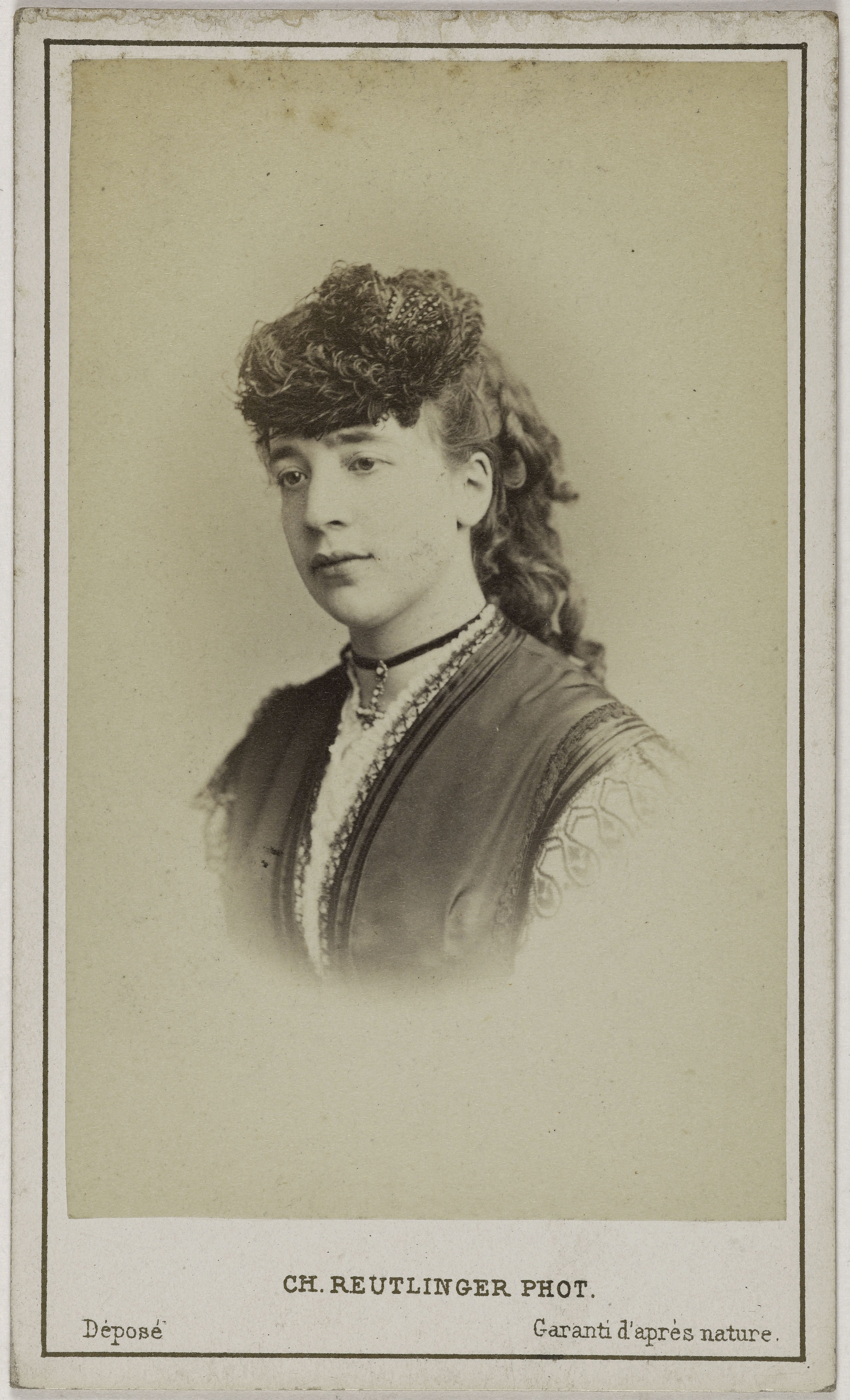 Charles Reutlinger, Portrait de Marie Daguy (actrice au théâtre du Châtelet)
