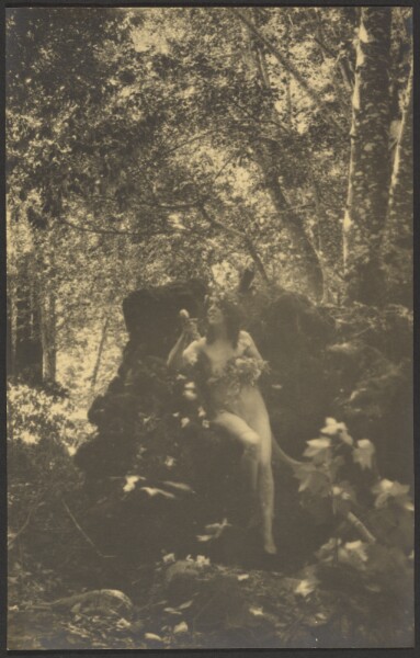 Louis Fleckenstein, [Nude Woman in the Woods]