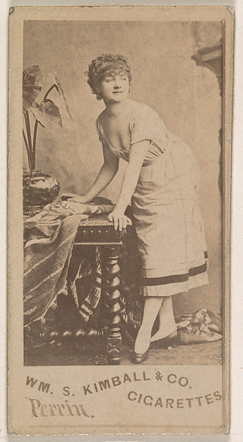 William S. Kimball & Company, Miss Perrin, from the Actresses series (N203) issued by Wm. S. Kimball & Co.