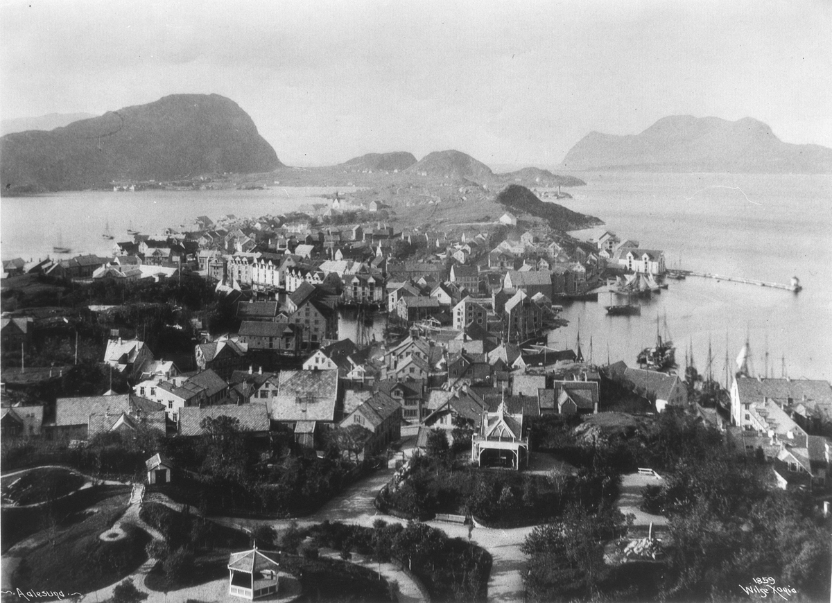 Anders Beer Wilse, Prot: Aalesund - Oversikt 26. Sep. 1902