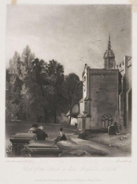 Constable, John RA, Porch of the Church at East Bergholt, Suffolk