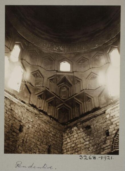 K.A.C. Creswell, Pendentive of the Mausoleum of Ali Badr al-Qarafy, Cairo